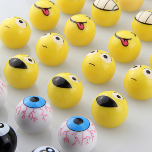 Plástico ABS única CARA de la SONRISA Linda Emoji Bola Redonda Motocicleta Bici Del Coche de Válvula Del Neumático Caps - Product Image 2