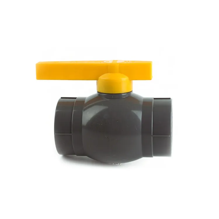 New DN25 DN50 40mm 1/2 Inch 1 Inch 2 Inch Plastic PVC UPVC Ball Valve