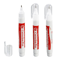 Stylo correcteur blanc de haute qualité à tête métallique, séchage rapide, sûr et non toxique, vente en gros