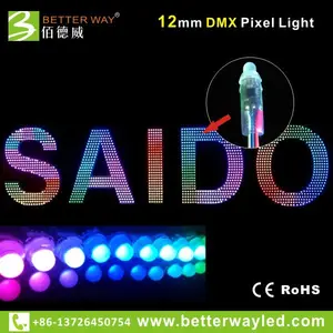 12mm RGB dc5v Led de canal carta de luz Módulo del pixel cadena 50pcs Nuevo artículo 5 años de experiencia en la fabricación
