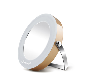 Fashional 3 times <span class=keywords><strong>maquillaje</strong></span> <span class=keywords><strong>espejo</strong></span> de <span class=keywords><strong>aumento</strong></span> con <span class=keywords><strong>luz</strong></span> LED - Product Image 4