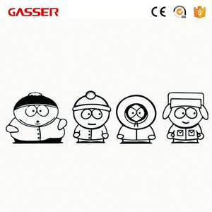Autocollants de voiture populaires en vinyle mat à motif de dessin animé, imperméables, à forte adhérence, <span class=keywords><strong>Gasser</strong></span> JS--CS0719, impression numérique pour poignée de porte et carrosserie - Product Image 5