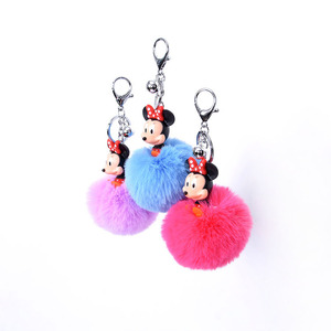 Yongze alta calidad cartón pompom <span class=keywords><strong>llavero</strong></span> de <span class=keywords><strong>Mickey</strong></span> <span class=keywords><strong>Mouse</strong></span> tipo - Product Image 3