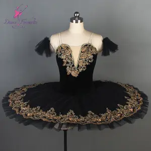 Cisne negro ballet profissional de dança trajes mulheres adultas ballet desempenho tutu panqueca tutu vestido BLL089