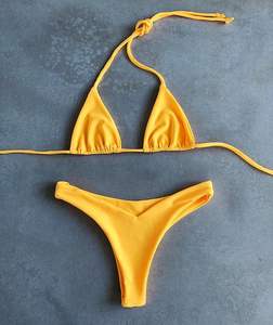 2019 женские бикини с высокой талией, купальники и пляжная одежда, спортивная одежда, стринги, бразильские бикини - Product Image 4