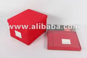 Fabric foldaway cd box