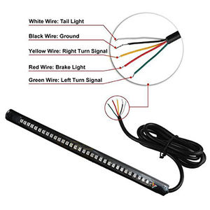 Luce LED Integrata 48 LED Universale per Segnali di <span class=keywords><strong>Stop</strong></span>, Freno e Direzione Anteriori e Posteriori per Motociclette - Product Image 1