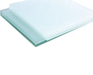 Hot Selling Hard 6.38mm 8.38mm10.38mm12.38mm Transparency Porcelain White Colour Laminated Safety Glass Laminated Glass