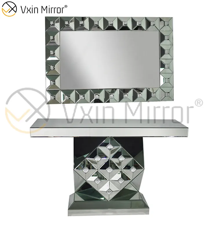 Betrouwbare En Goedkope Vxin Spiegel Chinese Meubelen Moderne Acryl Console Tafel Met Spiegel