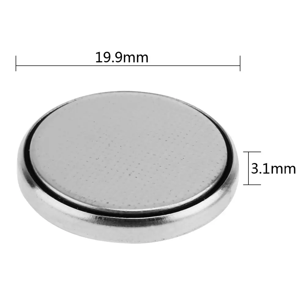 Rechargeable Button Cell Battery 3.6v 3.7v Cr2032 Rechargeable Button Cell Lir2032 400mah Battery Lithium Ion Coin Cell