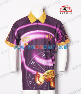 Camisa colorida de dardo de calidad superior/Nueva camiseta popular del polo de los dardos del diseño de encargo de la manera - Product Image 3