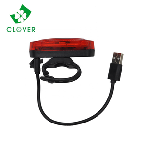 Phụ Kiện Xe Đạp Cỏ Ba Lá Phổ Biến Nhất Đèn Hậu Chống Nước Đèn Hậu Usb Có Thể Sạc Lại Đèn Led Xe Đạp - Product Image 3