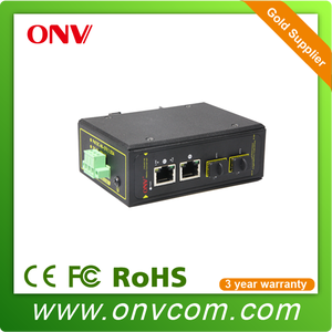 Multi-modo de 2 KM industrial poe switch de 4 puertos de conmutador de red de fibra (IPS33042PF) - Product Image 3