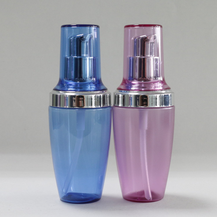 60 ML body lotion empty plastic cosmetic frasco de perfume con atomizador