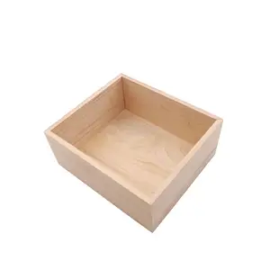 लक्जरी डिजाइन हस्तनिर्मित प्राकृतिक भंडारण लकड़ी उपहार बॉक्स