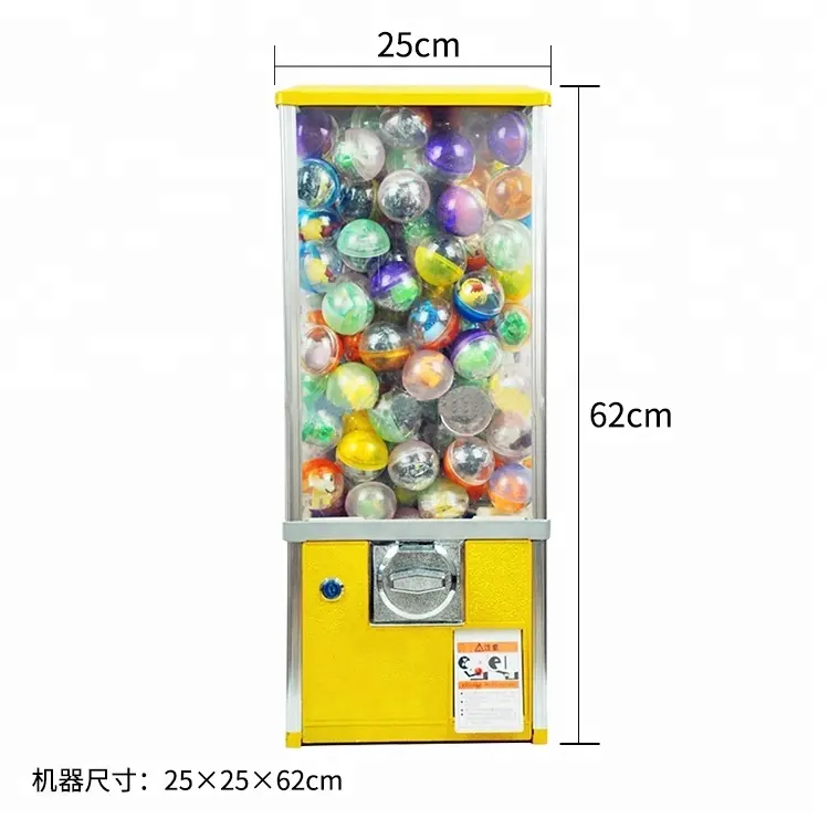 25 "zoll Pro Alle-Metall Spielzeug Kapsel Vending Maschine Gashapon Maschinen für verkauf