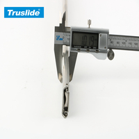 35mm Two Way Travel Rail Mini Stainless Steel Ball Bearing Microscope Furniture Slides for Cabinet