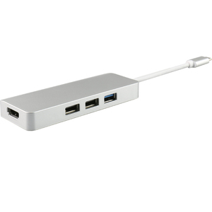 Tipo c de 4 puertos usb 3.0 <span class=keywords><strong>hub</strong></span> <span class=keywords><strong>para</strong></span> laptops <span class=keywords><strong>macbook</strong></span> <span class=keywords><strong>pro</strong></span> i7 y matebook - Product Image 3