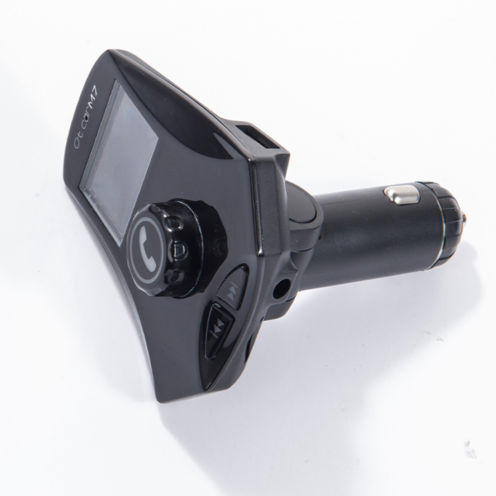 Bluetooth Transmisor de FM, Kit inalámbrico Para Coche con Cargador de Coche de Doble Puerto para Dispositivos de Audio Móvil