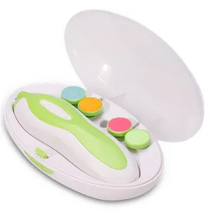 Ensemble de lime à ongles électrique pour bébé 5 en 1 Ensemble de manucure et pédicure professionnel portable Machine à limer les ongles pour bébé