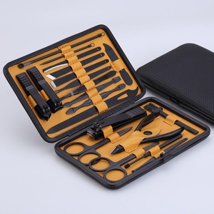 Melason Lot de 20 coupe-ongles <span class=keywords><strong>professionnel</strong></span> bon marché pour homme, <span class=keywords><strong>kit</strong></span> de pédicure et <span class=keywords><strong>manucure</strong></span>, couteau de poche, pince à épiler personnalisée - Product Image 3