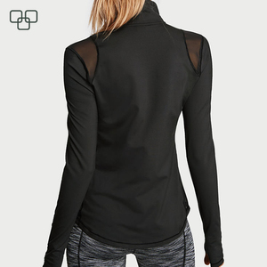 OEMเสื้อผ้ากีฬายิมกีฬาเสื้อผ้าผู้หญิงออกกำลังกายแจ็คเก็ตด้วยตาข่าย - Product Image 2