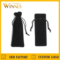 Pochette en velours personnalisée avec logo pour stylo, tarot, mini flacon de parfum, échantillon d'huile essentielle, bijoux, cadeau, sac à cordon en suède