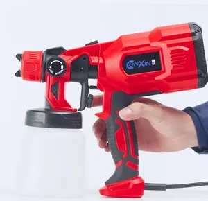 <span class=keywords><strong>Pistola</strong></span> a Spruzzo <span class=keywords><strong>Elettrica</strong></span> Portatile <span class=keywords><strong>per</strong></span> Vernice Fai-da-Te con Materiale PP Tipo HVLP Compatibile 110V/220V Dimensioni Ugelli Personalizzabili - Product Image 1