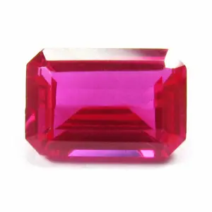 Octagon shape Ruby 5# loose gems