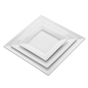 Venta al por mayor de vajilla ecológica <span class=keywords><strong>para</strong></span> restaurantes cafeterías platos de nuevo diseño platos fuertes a prueba de arañazos Platos De <span class=keywords><strong>Loza</strong></span> Stock - Product Image 2