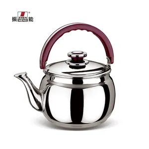 Schlussverkauf Edelstahl-Pfeifel-Kessel nicht-elektrischer Teekanne Kessel mit 5 Litern hoher Kapazität