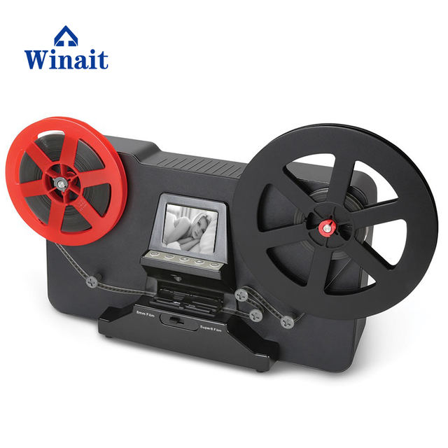 Factory New Design 5'' Reel Roll Film Scanner for Super 8mm/8mm Roll Film