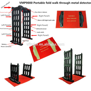 Multizona portatile walk through metal detector. corpo security scanner metal detector - Product Image 4