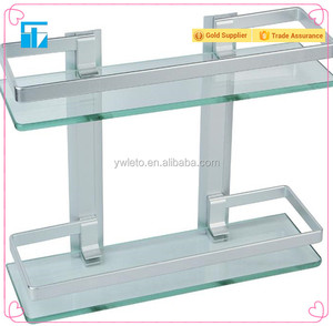 Estante <span class=keywords><strong>de</strong></span> esquina <span class=keywords><strong>de</strong></span> <span class=keywords><strong>cristal</strong></span> <span class=keywords><strong>de</strong></span> <span class=keywords><strong>baño</strong></span> montado en la pared <span class=keywords><strong>de</strong></span> aluminio <span class=keywords><strong>de</strong></span> alta calidad <span class=keywords><strong>de</strong></span> estilo Popular - Product Image 5