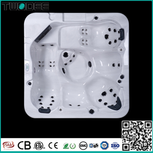Mode rectangle acrylique 5 personnes deluxe <span class=keywords><strong>spa</strong></span> extérieur massage whirlpool <span class=keywords><strong>deux</strong></span> salon bain <span class=keywords><strong>à</strong></span> remous - Product Image 3