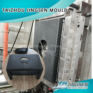 China fábrica de inyección de plástico silla de mimbre/suministro de China productos de calidad silla molde - Product Image 3