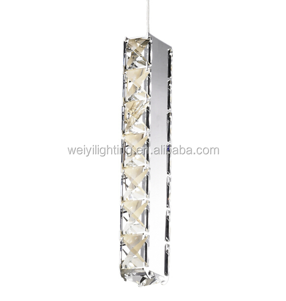 Élégant Unique Tête Moderne LED Accueil Décor Cristal Pendentif Fantaisie Lampe