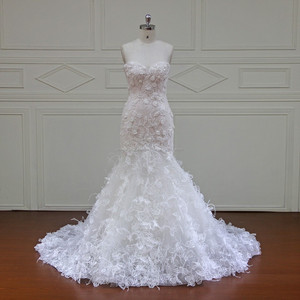 XF16066 chérie décolleté sirène robe de mariage robe de mariage pour nuptiale - Product Image 1