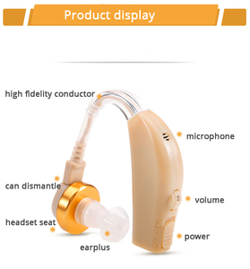 Amplificateur de son d'oreille réglable de haute qualité, aide auditive numérique BTE, aide auditive numérique, taille unique, convient au plastique - Product Image 4