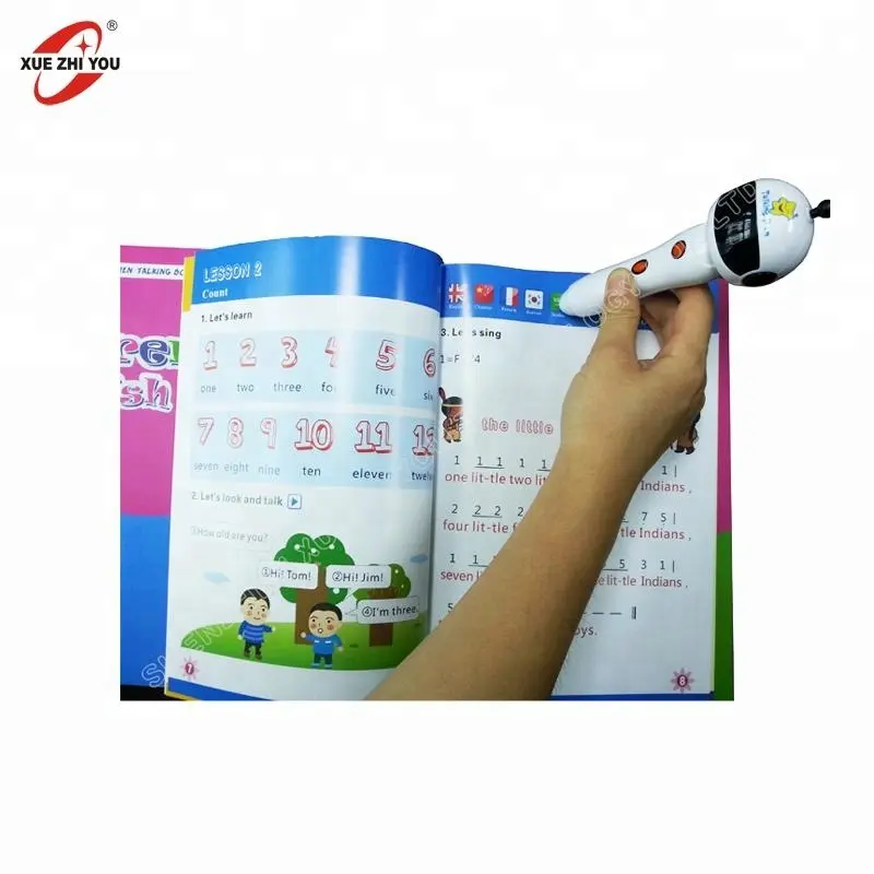 Magie Audio Bücher Kinder Lernen Spielzeug Kinder Lesen Stift 8GB Smart Reden Stift OEM