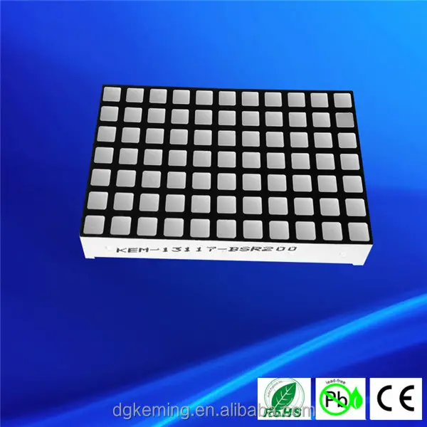 Led Array Matrix 7X11 Titik Persegi 11X7 Biru