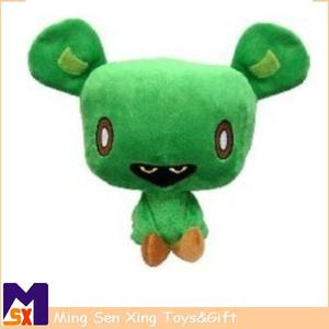 fabrik direktverkauf neuen design grüne gefüllte süße seltsam Ausländer <span class=keywords><strong>pl</strong></span>üschtier - Product Image 1