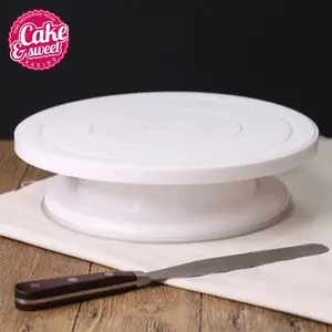 Plastic cake decorating revolving stand cake turntable