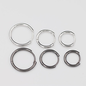 Factory Wholesale <strong>Solid</strong> Sterling <strong>Silver</strong> Women and Mens Hinged <strong>Hoop</strong> <strong>Earrings</strong> - Product Image 1