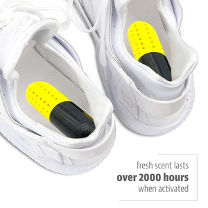 Neue Leder Sneaker Schuh Deodorant Einsätze Geruchs trockner Feuchtigkeit absorber Lufter frischer Kapsel Spray in US Europa