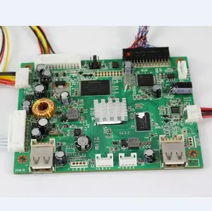 LCD 1080p media display Advertising board usb mp3 player circuit board