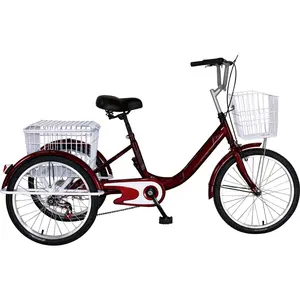 De gros roue de bicyclette assistant-24 ''pédicab avec Caisse Assistant de Pédale Vélo À Trois Roues À Vendre