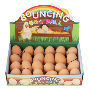 Bóng trứng cao su in logo tùy chỉnh, đồ chơi thú cưng trẻ em, bán trực tiếp từ nhà máy để quảng cáo - Product Image 5