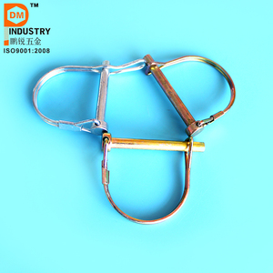 Tùy chỉnh đôi dây kim loại kẹp tóc <span class=keywords><strong>clip</strong></span> khóa pins với hình dạng vuông - Product Image 3