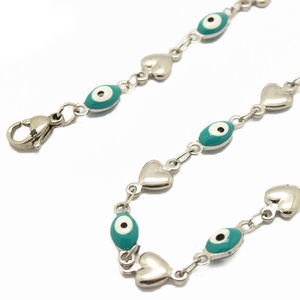 Collar con cuentas de ojos malignos, joyería de moda de último diseño de Olivia - Product Image 2